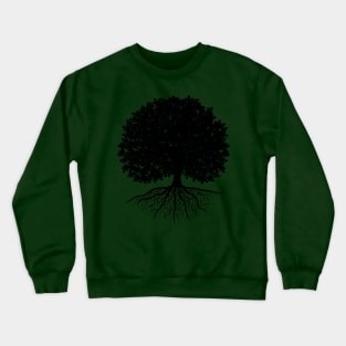 Oak Tree Silhouette Crewneck Sweatshirt